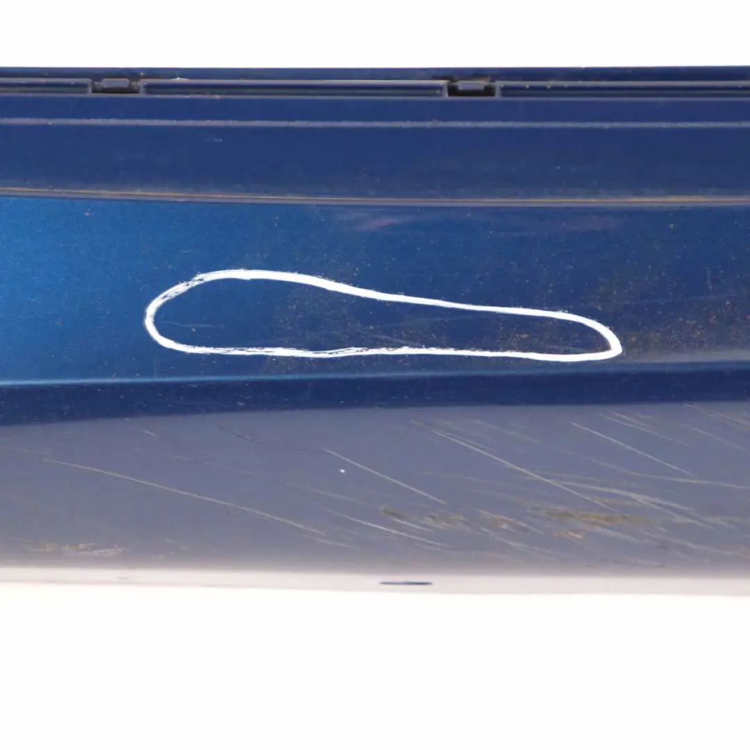 BMW E87 Sill Strip Side Skirt Left N/S Monacoblau Monaco Blue Metallic - A35 - SKU 0032949-MB - Part number 32949