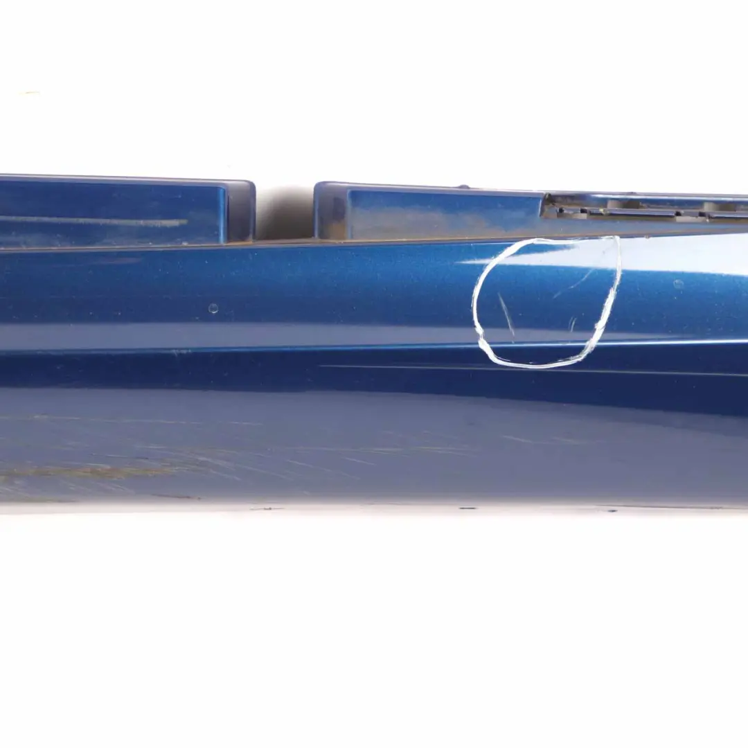 BMW E87 Sill Strip Side Skirt Left N/S Monacoblau Monaco Blue Metallic - A35 - SKU 0032949-MB - Part number 32949