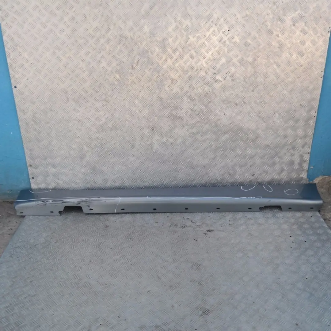 Sill Strip Side Skirt Left N/S Quarzblau Blau Blue Metallic A18 to BMW 1 Series E87 with Part number 32949 BMW 1 Series E87 Sill Strip Side Skirt Left N/S Quarzblau Blau Blue Metallic A18 - SKU 0032949-QB14 - Part number 32949