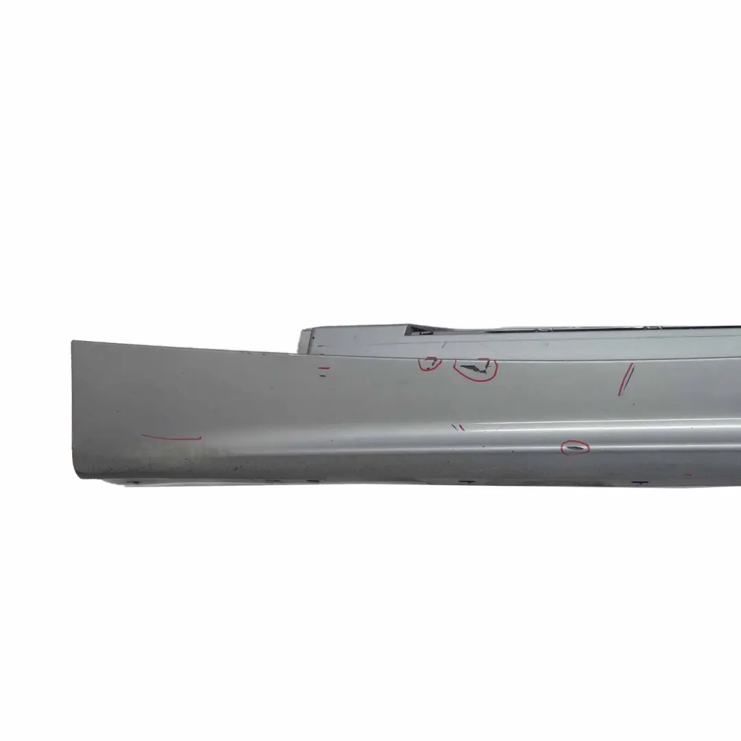 BMW E87 Sill Strip Side Skirt Left N/S Quarzblau Blue Metallic - A18 - SKU 0032949-QB - Part number 0032949