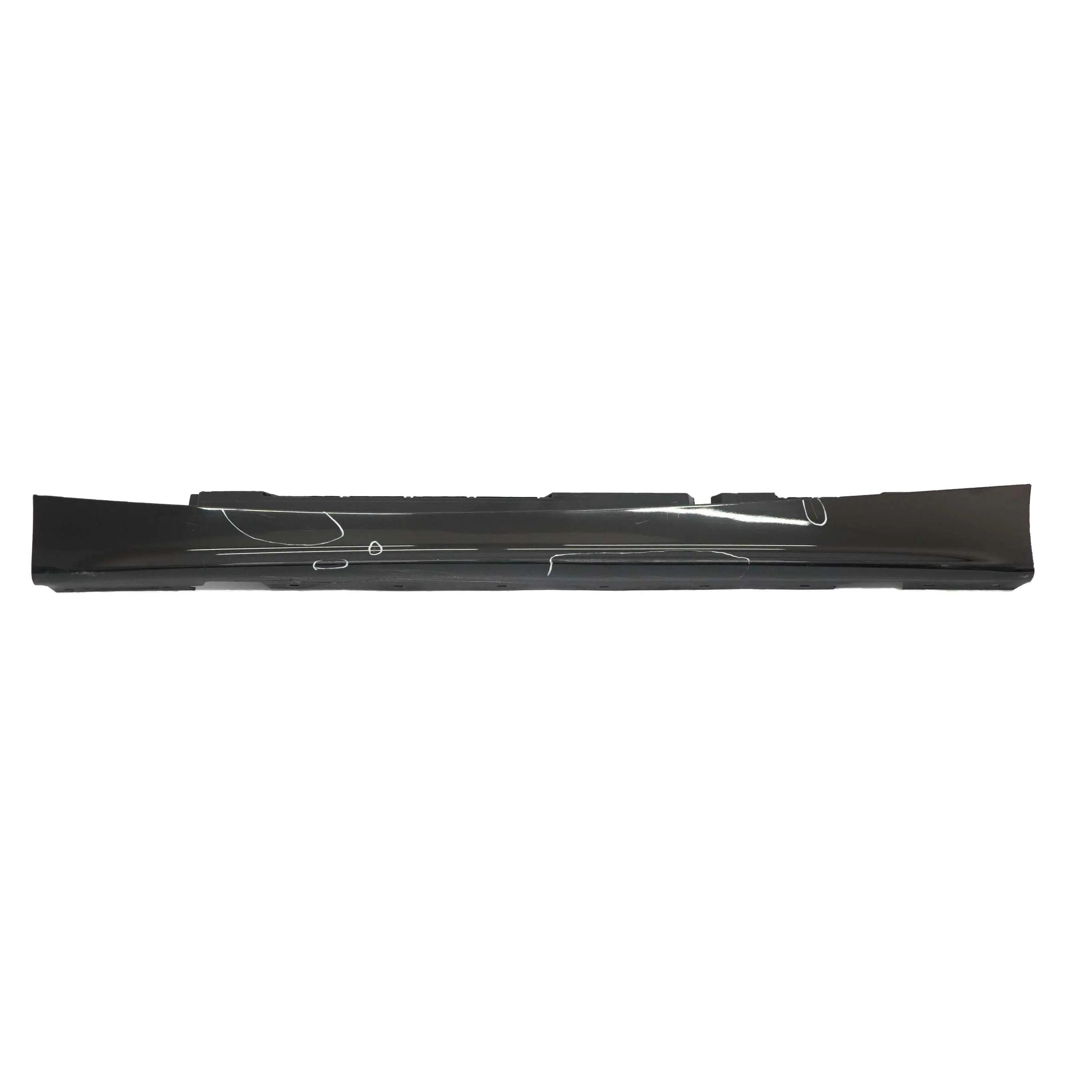 BMW 1 E87 Bas de Porte Couverture Seuil a Gauche Noir