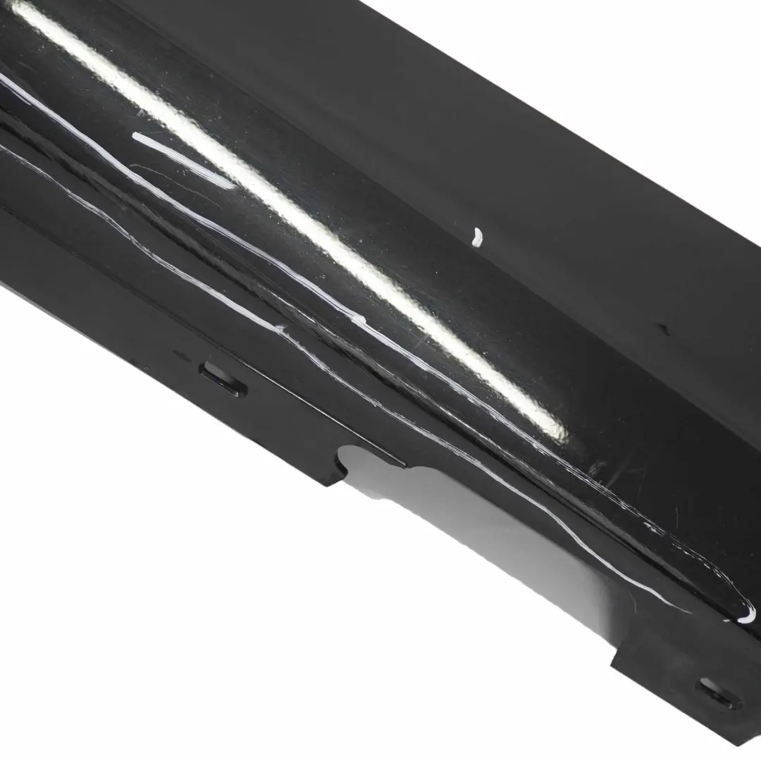 BMW E87 Listello Portiera Apertura Gonne SX Nero Schwarz 2 - 668 - SKU 0032949-SCH6 - Numero di parte 51770032949