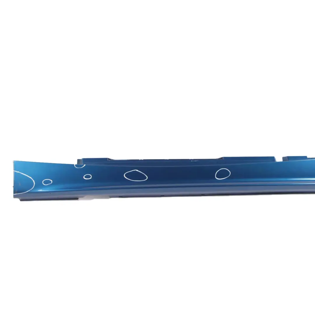 Side Skirt Sill Strip Left N/S Sydneyblau Blue Metallic - A19 to BMW E87 with Part number 0032949 BMW E87 Side Skirt Sill Strip Left N/S Sydneyblau Blue Metallic - A19 - SKU 0032949-SYD13 - Part number 0032949