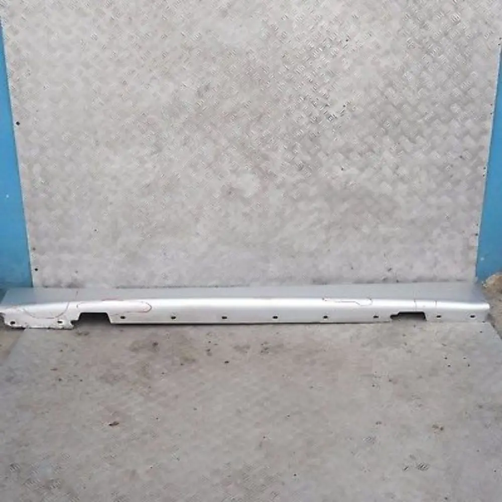 Sill strip side skirt left N/S Titansilber Metallic Silver 354 to BMW 1 SERIES E87 with Part number 32949 BMW 1 SERIES E87 Sill strip side skirt left N/S Titansilber Metallic Silver 354 - SKU 0032949-TS14 - Part number 32949