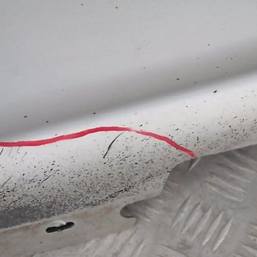 BMW 1 er E87 Schwellerleiste Blende Schweller links Titansilber Sliber Metallic - SKU 0032949-TS16 - Teilenummer 32949