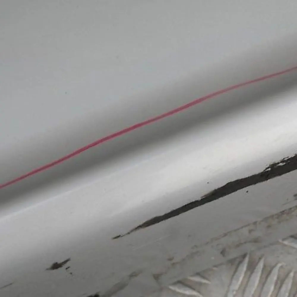  BMW2 E87 Listello Portiera Apertura Gonna SX Argento-Titanio Sliber - SKU 0032949-TS22 - Numero di parte 32949