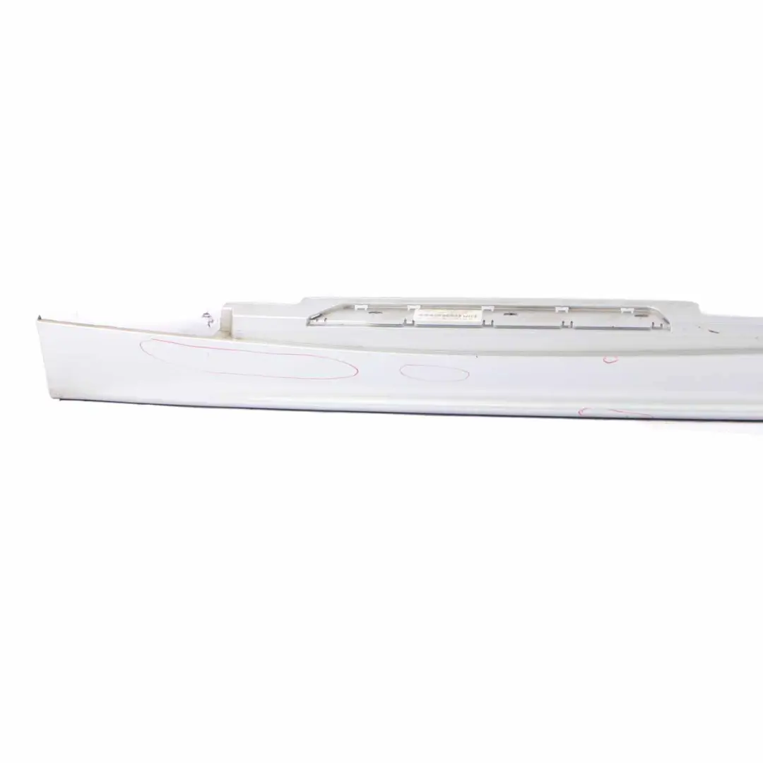 BMW E87 Side Skirt Sill Strip Left N/S Titansilber Titan Silver Metallic - 354 - SKU 0032949-TS8 - Part number 51770032949-TS