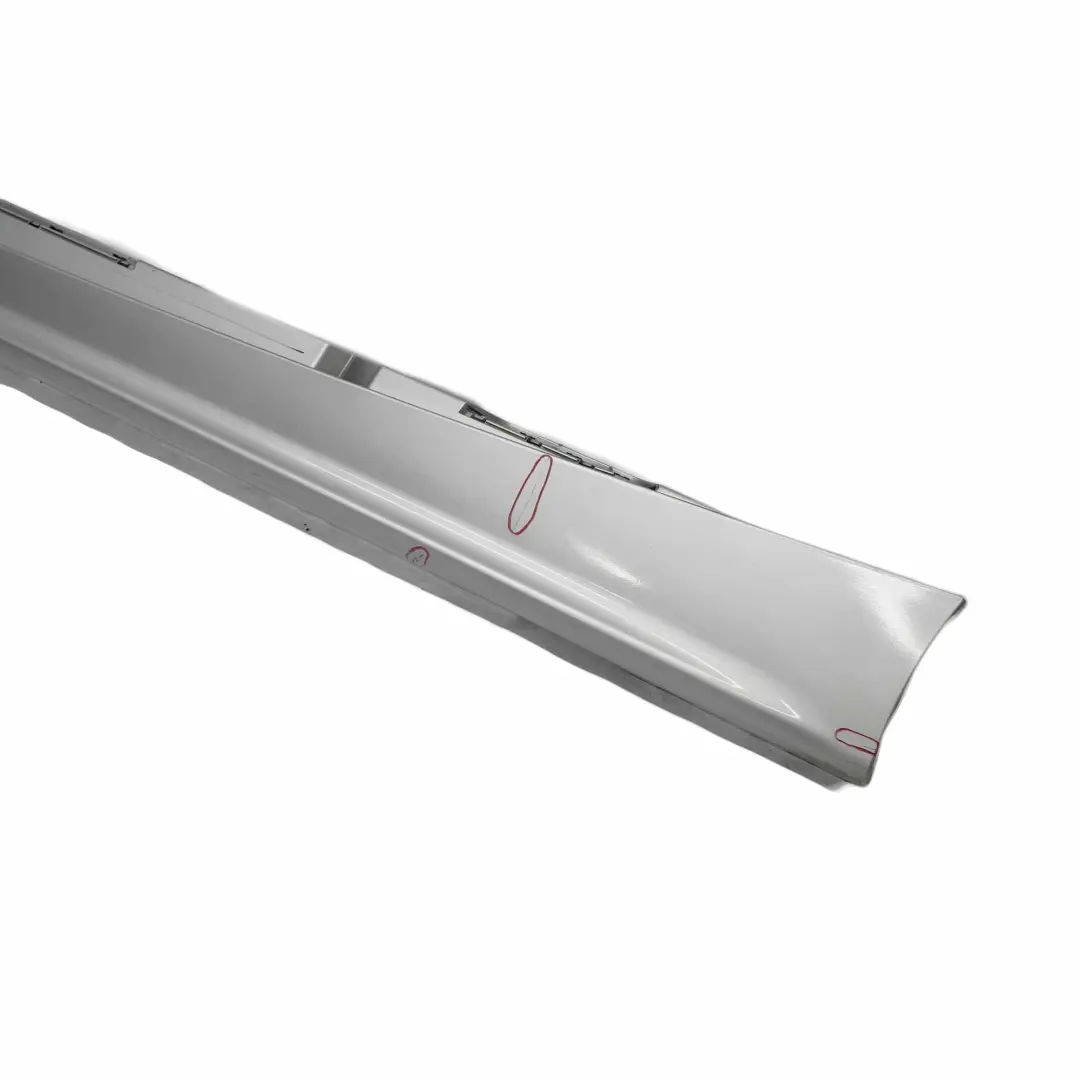 Sill Strip Side Skirt Left N/S Titansilber Metallic Silver 354 to BMW 1 SERIES E87 with Part number 51770032949-TS BMW 1 SERIES E87 Sill Strip Side Skirt Left N/S Titansilber Metallic Silver 354 - SKU 0032949-TS - Part number 51770032949-TS