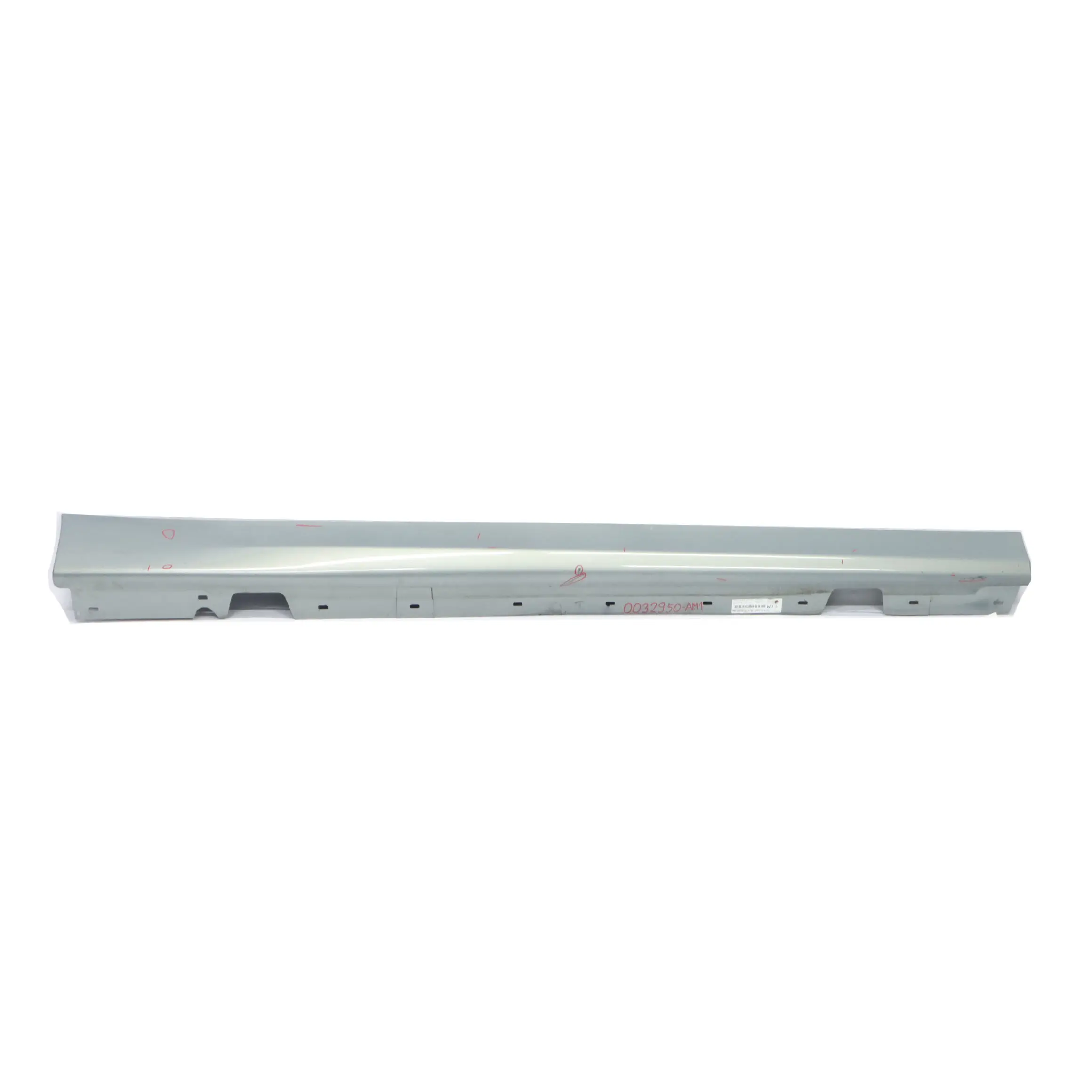 BMW E90 E91 Faldon Lateral Sill Strip Derecha Arktis Metallic - A34
