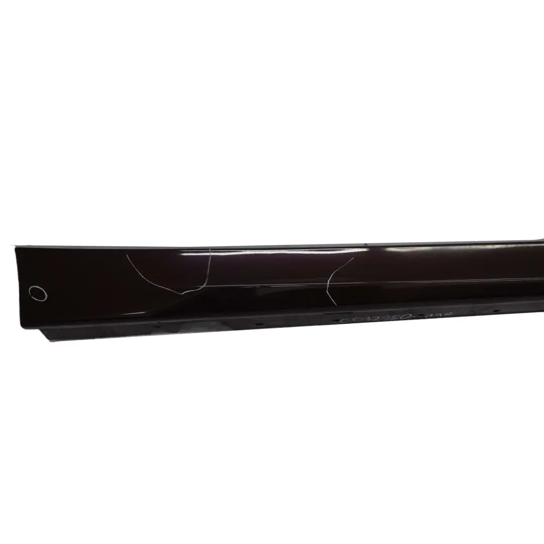 BMW E90 E91 Sill Strip Faldon Lateral Derecho Barberarot Rojo Metalico - A39 - SKU 0032950-BAR - Número de pieza 0032950