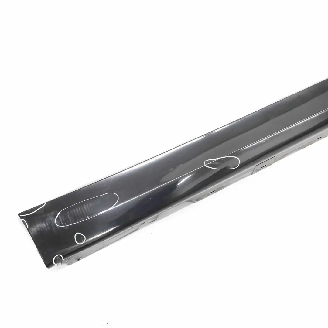 BMW E90 E91 Striscia davanzale laterale destra Nero Zaffiro Metallizzato - 475 - SKU 0032950-BS5 - Numero di parte 0032950