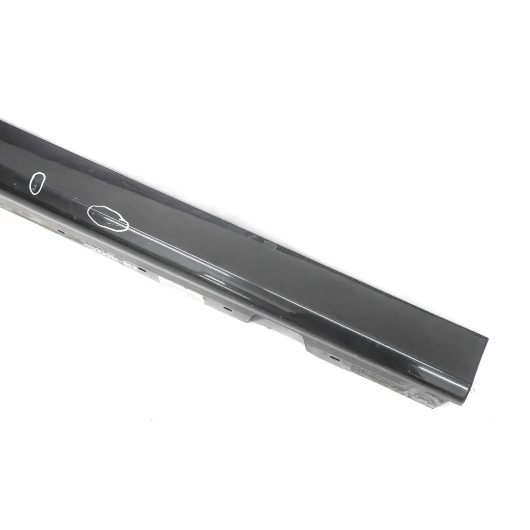BMW E90 E91 Striscia davanzale laterale destra Nero Zaffiro Metallizzato - 475 - SKU 0032950-BS5 - Numero di parte 0032950