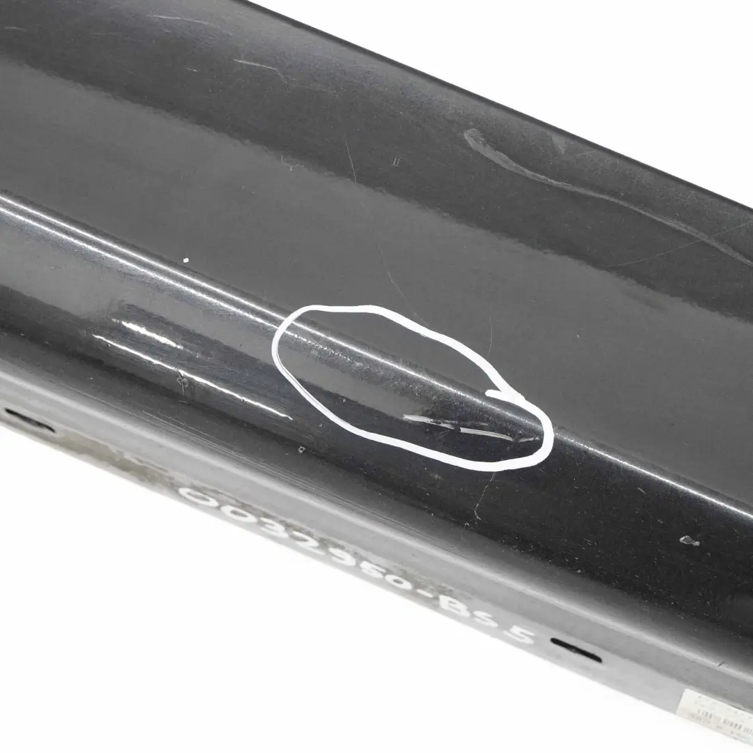 BMW E90 E91 Striscia davanzale laterale destra Nero Zaffiro Metallizzato - 475 - SKU 0032950-BS5 - Numero di parte 0032950