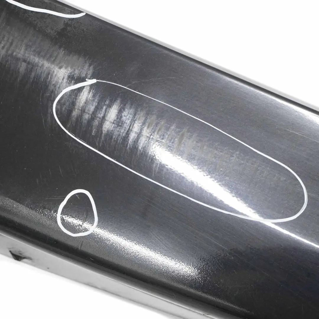 BMW E90 E91 Faldón lateral derecho Zafiro negro metalizado - 475 - SKU 0032950-BS5 - Número de pieza 0032950