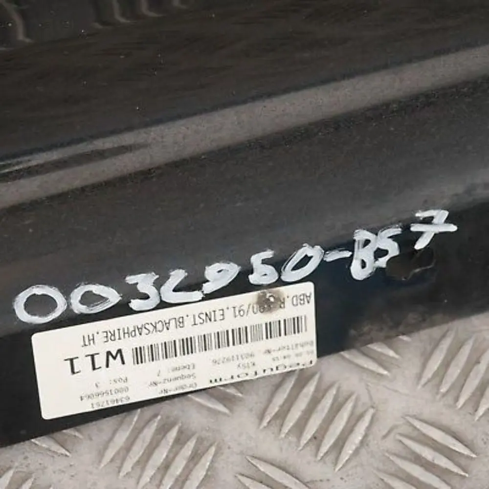 BMW 3 7 E90 E91 Schwellerleiste Seitenschweller rechts Schwarz Saphir Metallic - SKU 0032950-BS7 - Teilenummer 32950