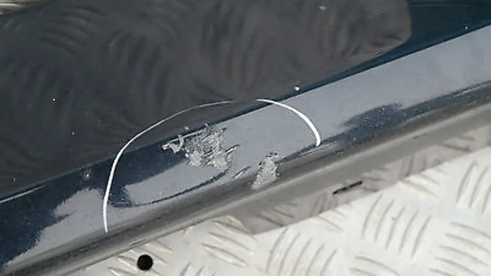 BMW E90 E91 Sill Strip Side Skirt Right O/S Carbonschwarz Metallic 416 - SKU 0032950-CAR - Part number 32950