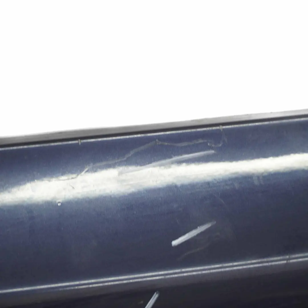 Side Skirt Sill Strip Right O/S Monacoblau Monaco Blau Blue - A35 BMW E90 E91 - SKU 0032950-MB - Part number 0032950