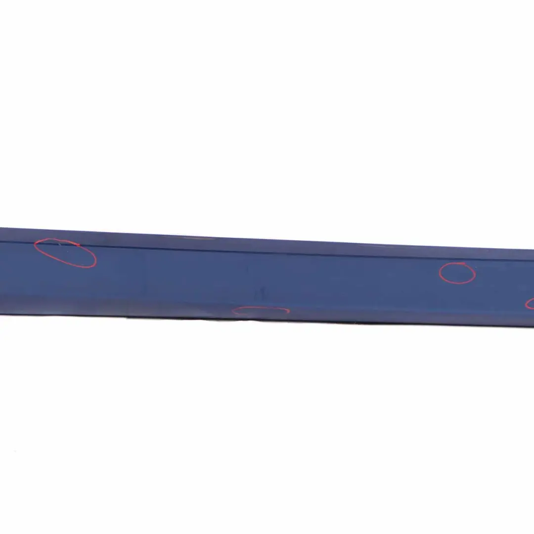 BMW E90 E91 Sill Strip Side Skirt Right O/S Montegoblau Blau Blue Metallic - A51 - SKU 0032950-MTB - Part number 51770032950