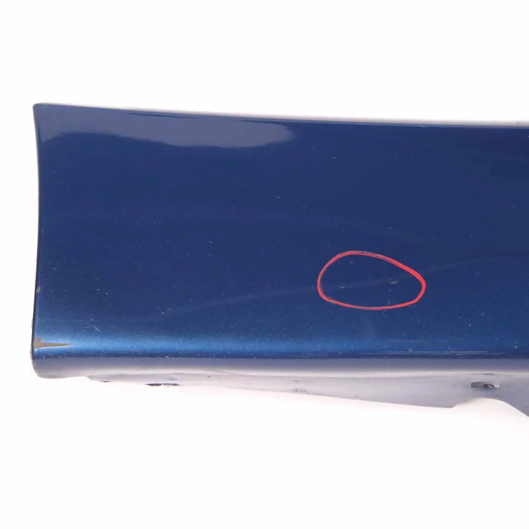 BMW E90 E91 Sill Strip Side Skirt Right O/S Montegoblau Blau Blue Metallic - A51 - SKU 0032950-MTB - Part number 51770032950