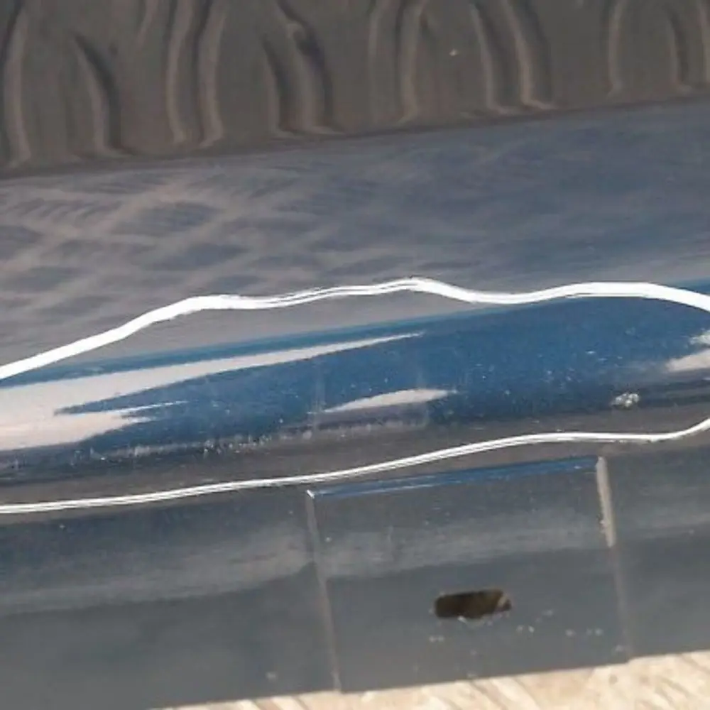 BMW E90 E91 Battiscopa laterale destro Mysticblau Blu Metallic - SKU 0032950-MYS1 - Numero di parte 32950