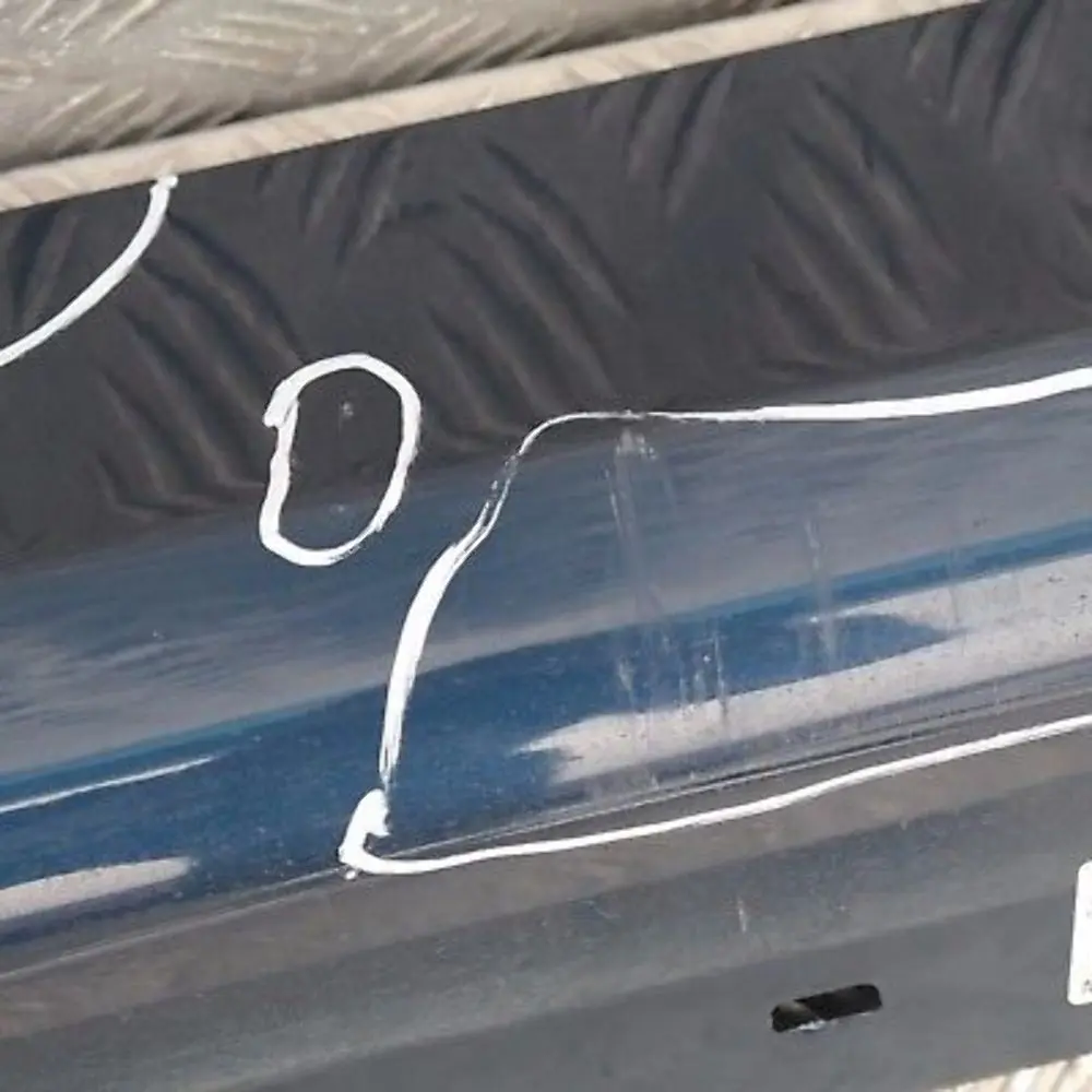 BMW 3 Series 1 E90 E91 Sill strip side skirt right O/S Mysticblau Blue Metallic - SKU 0032950-MYS1 - Part number 32950