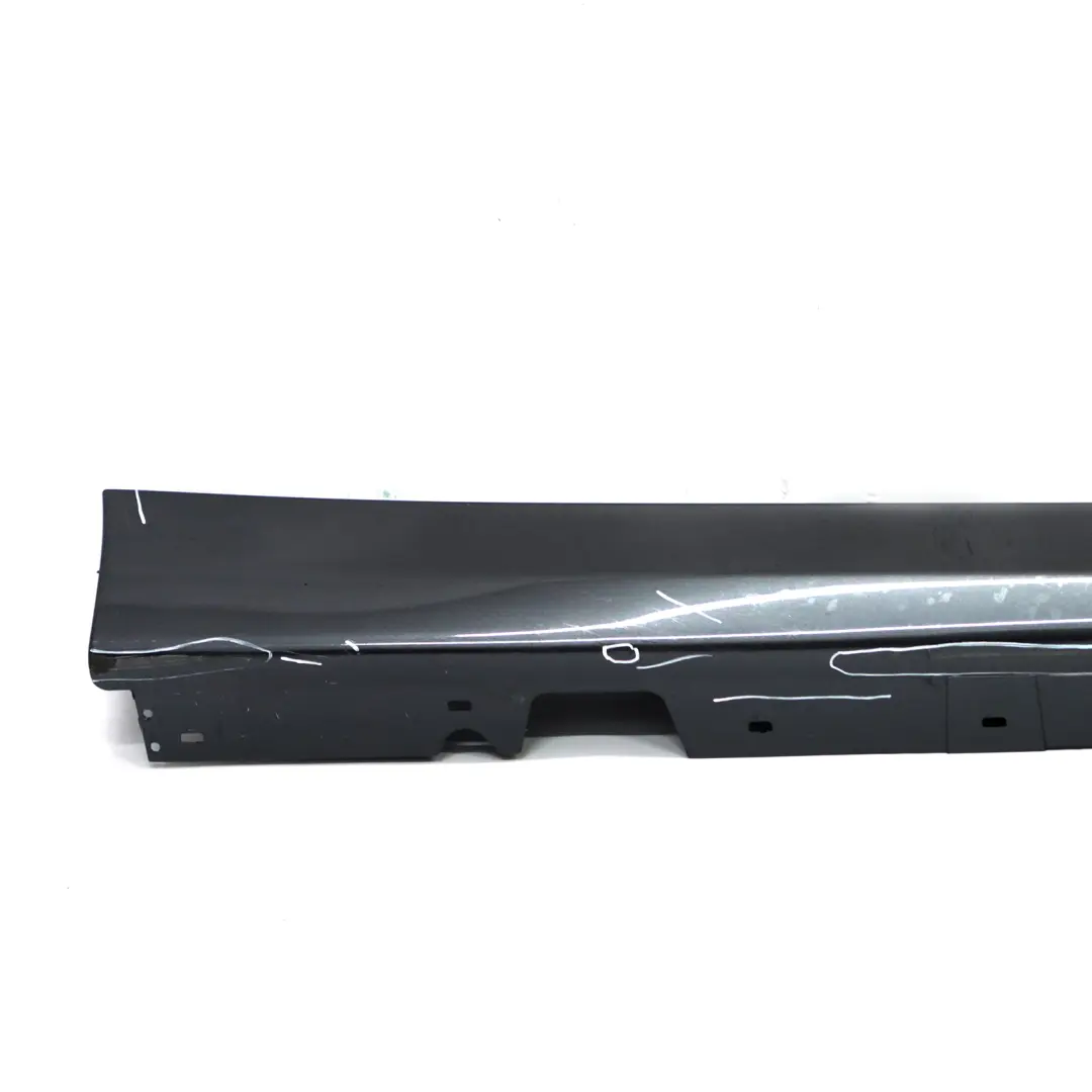 BMW E90 E91 Faldón lateral derecho Sparkling Graphite Metallic - A22 - SKU 0032950-SG4 - Número de pieza 0032950