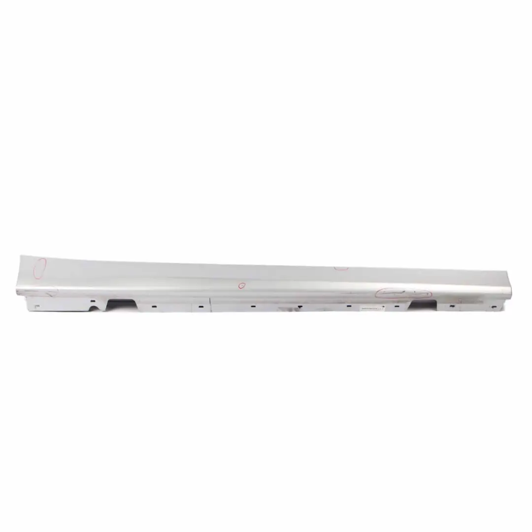 Sill Strip Side Skirt Right O/S Titansilber Metallic Silver - 354 to BMW E90 E91 with Part number 0032950 BMW E90 E91 Sill Strip Side Skirt Right O/S Titansilber Metallic Silver - 354 - SKU 0032950-TS1 - Part number 0032950