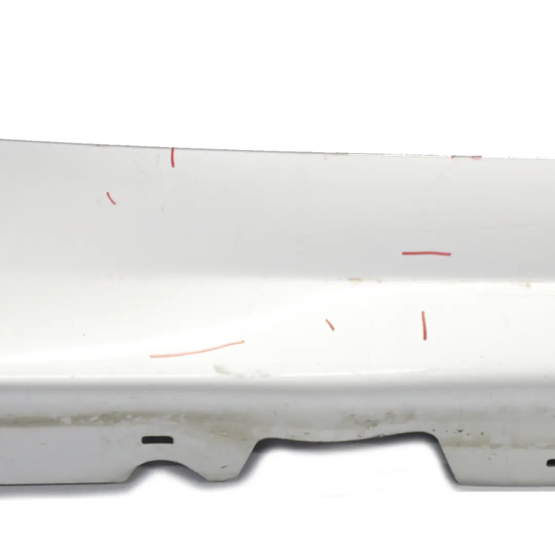 BMW E90 E91 Striscia davanzale Gonna laterale destra Titansilber Argento - 354 - SKU 0032950-TS2 - Numero di parte 51770032950