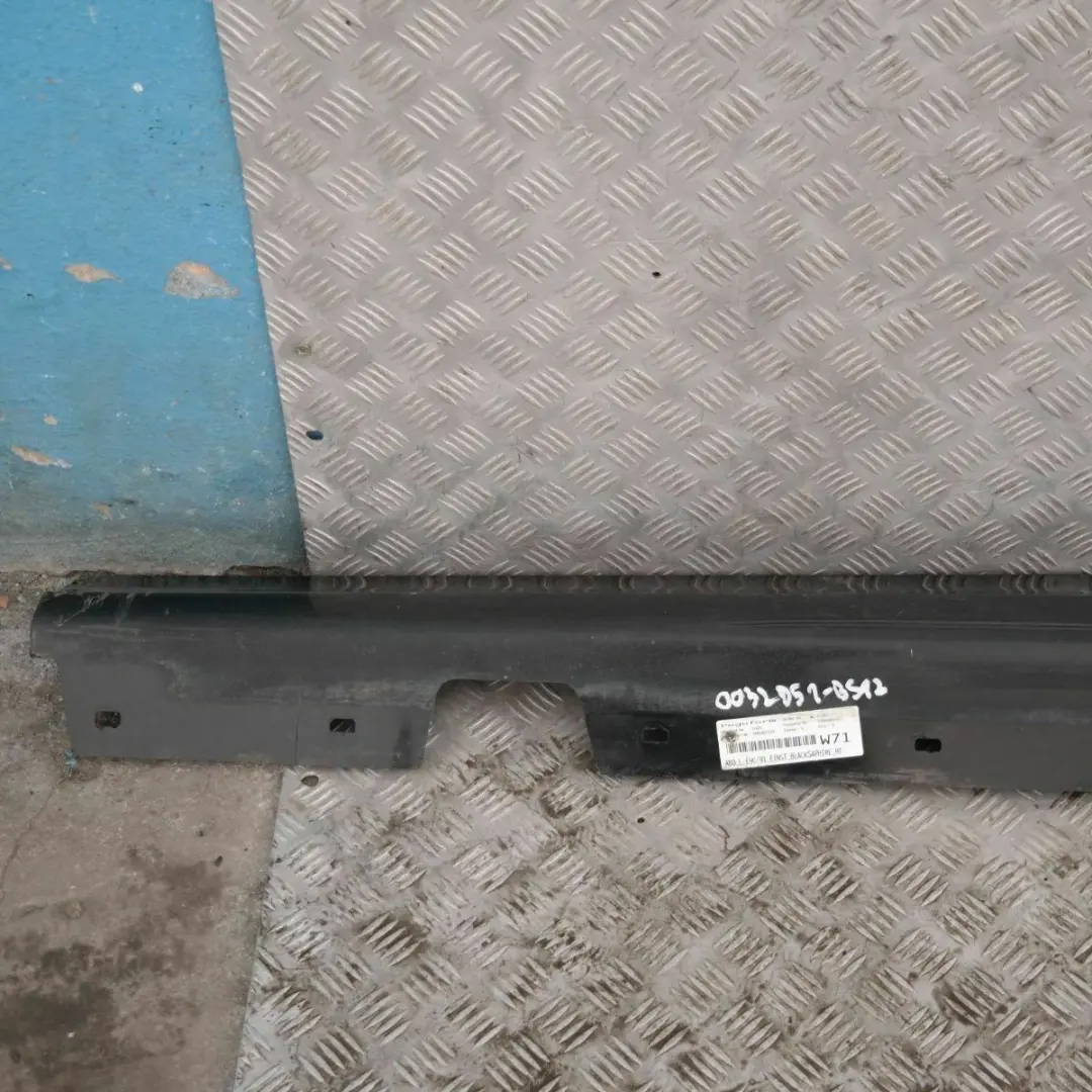 Schwellerleiste Blende Schweller links Black Sapphire Metallic für BMW 3 E90 E91 mit Teilenummer 51770032951 BMW 3 E90 E91 Schwellerleiste Blende Schweller links Black Sapphire Metallic - SKU 0032951-BS12 - Teilenummer 51770032951