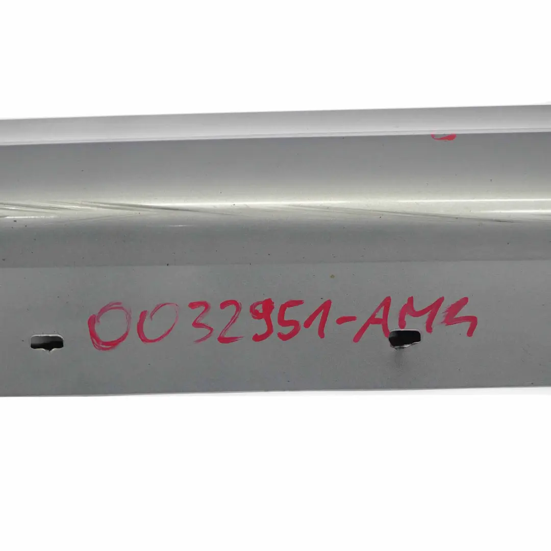 BMW E90 E91 Side Skirt Left N/S Sill Strip Cover Arktis Arctic Metallic - A34 - SKU 0032951-AM4 - Part number 0032951
