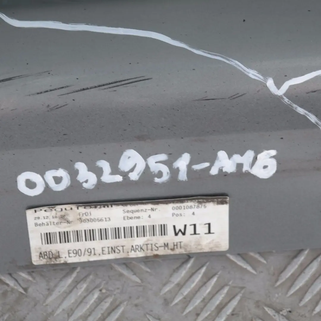 BMW 3 SERIES 6 E90 E91 Sill strip side skirt left N/S Arktis Metallic - A34 - SKU 0032951-AM6 - Part number 32951