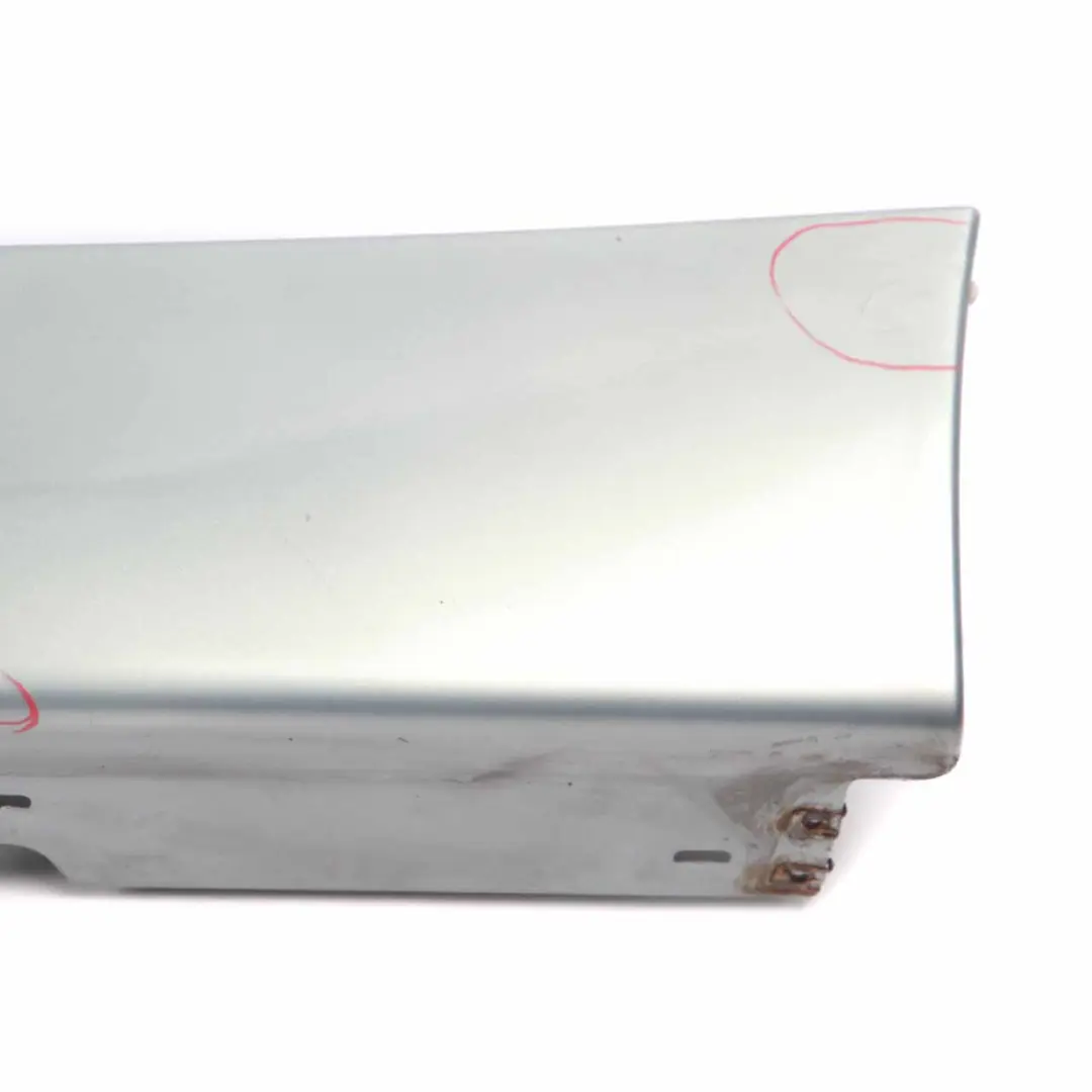 BMW E90 E91 Side Skirt Sill Cover Strip Left N/S Arktis Metallic - A34 - SKU 0032951-AM - Part number 0032951