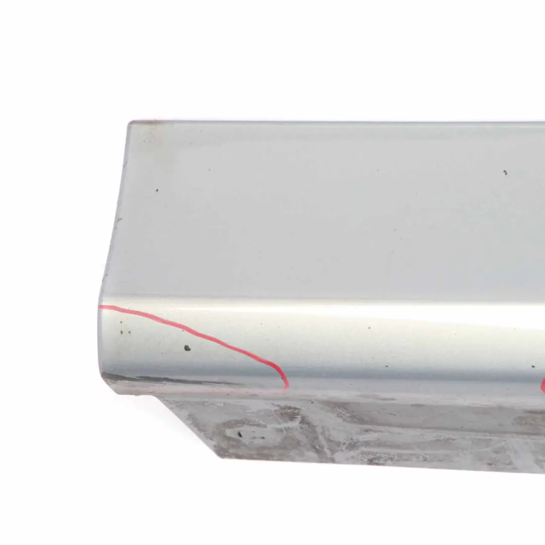 Side Skirt Sill Cover Strip Left N/S Arktis Metallic - A34 to BMW E90 E91 with Part number 0032951 BMW E90 E91 Side Skirt Sill Cover Strip Left N/S Arktis Metallic - A34 - SKU 0032951-AM - Part number 0032951