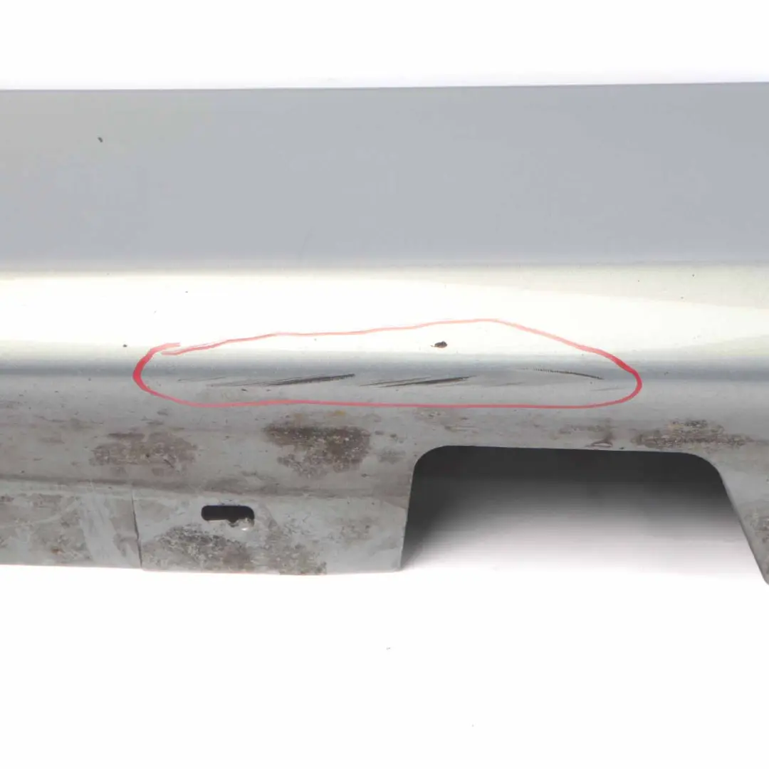 Side Skirt Sill Cover Strip Left N/S Arktis Metallic - A34 to BMW E90 E91 with Part number 0032951 BMW E90 E91 Side Skirt Sill Cover Strip Left N/S Arktis Metallic - A34 - SKU 0032951-AM - Part number 0032951