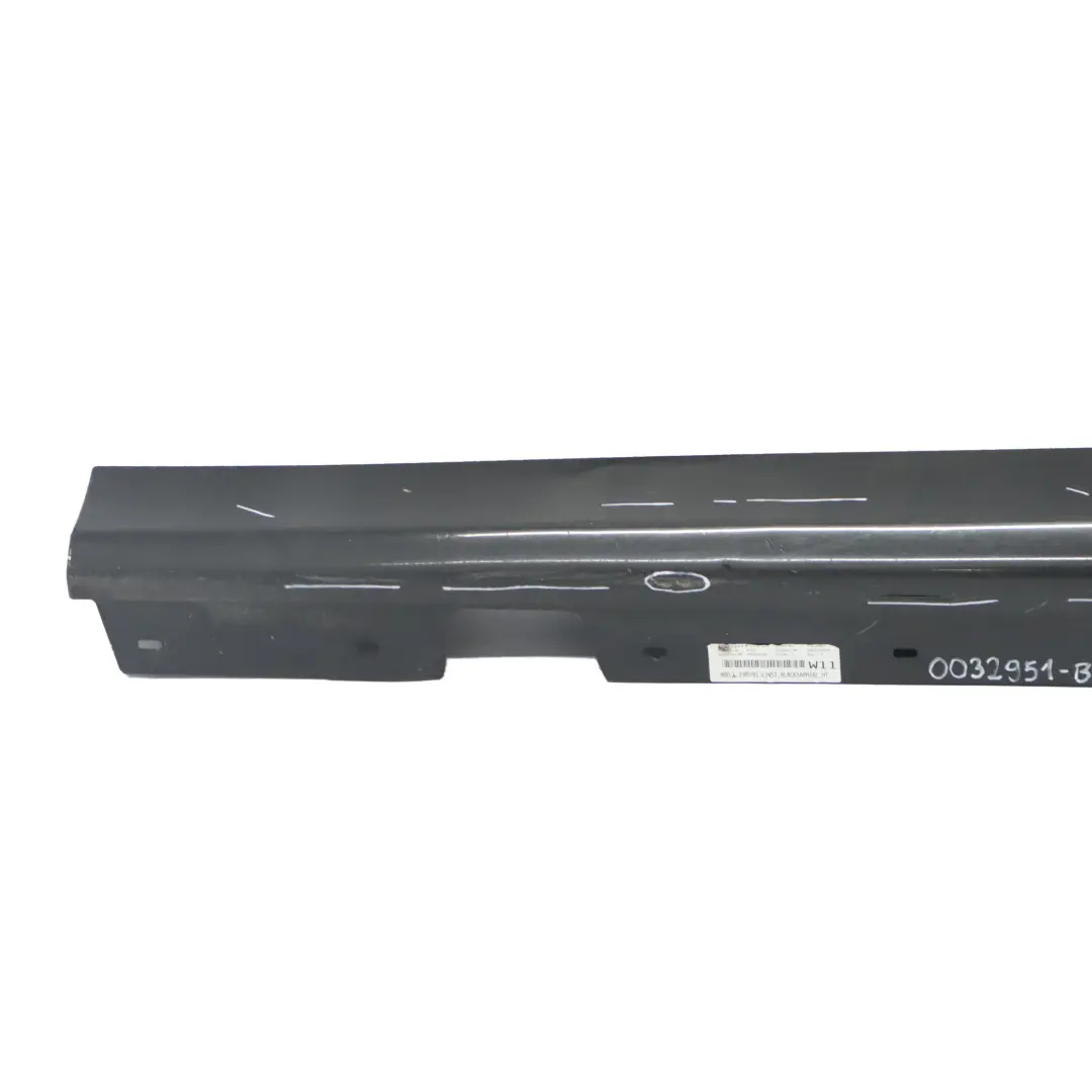 BMW E90 E91 Coprire la striscia Gonna laterale sinistra Black Sapphire - 475 - SKU 0032951-BS1 - Numero di parte 0032951