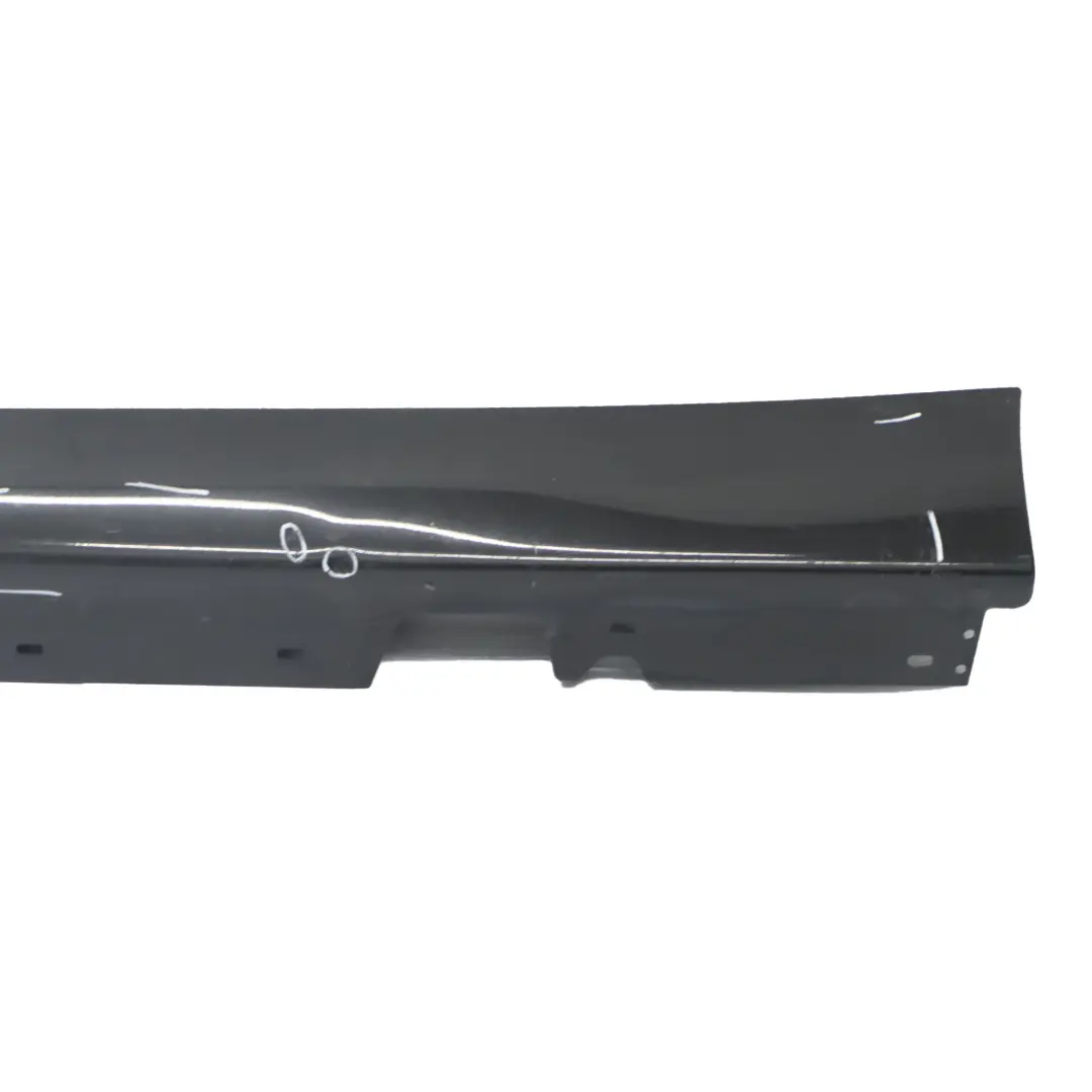 BMW E90 E91 Coprire la striscia Gonna laterale sinistra Black Sapphire - 475 - SKU 0032951-BS1 - Numero di parte 0032951