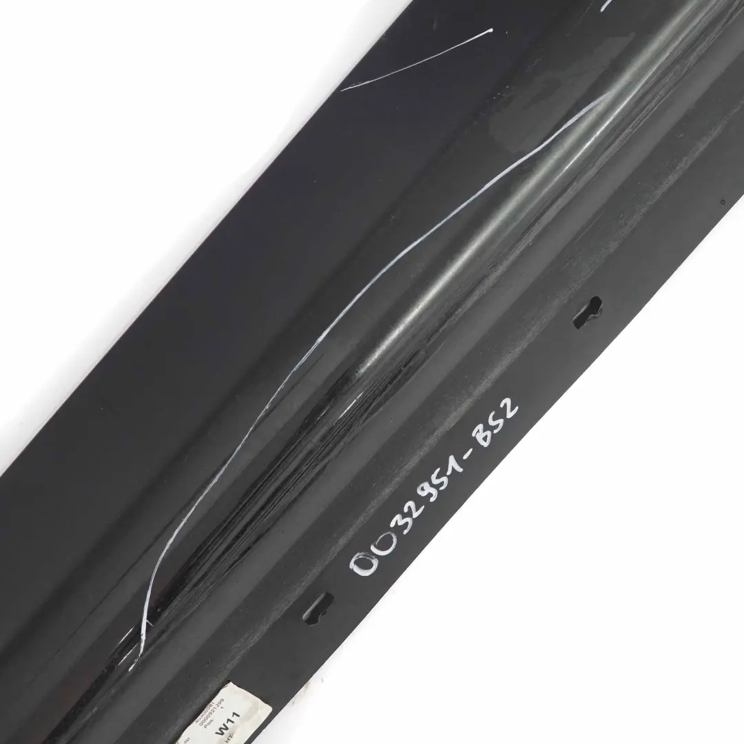 BMW E90 E91 Listello Portiera Apertura Gonna SX Black Sapphire Metallico - 475 - SKU 0032951-BS2 - Numero di parte 32951