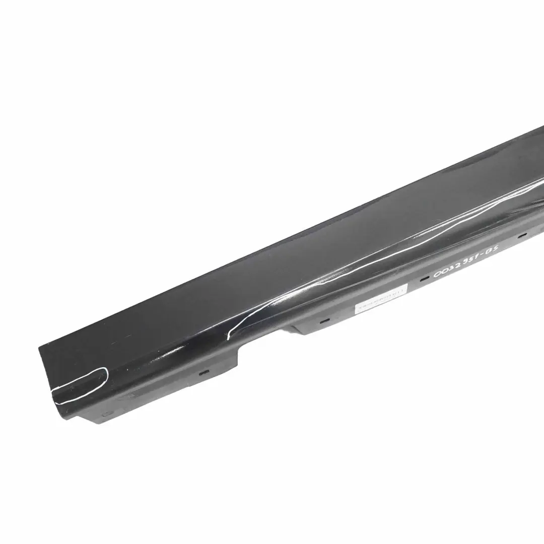 BMW 3 E90 E91 Schwellerleiste Blende Schweller Links Black Sapphire Schwarz 475 - SKU 0032951-BS - Teilenummer 0032951