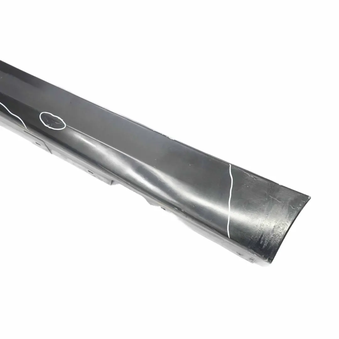 BMW 3 E90 E91 Bas de Porte Couverture Seuil a Gauche Noir Sapphire Noir 475 - SKU 0032951-BS - Numéro de pièce 0032951