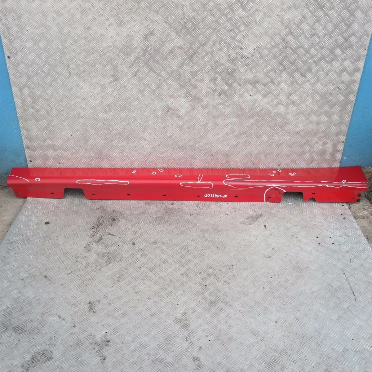 Striscia Davanzale BMW E90 E91 Gonna Laterale Sinistra Giappone Rosso - 438