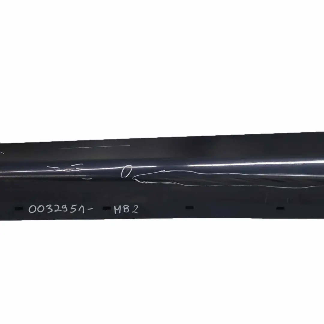 BMW E90 E91 Sill Strip Side Skirt Left N/S Monacoblau Blue Metallic - A35 - SKU 0032951-MB2 - Part number 0032951