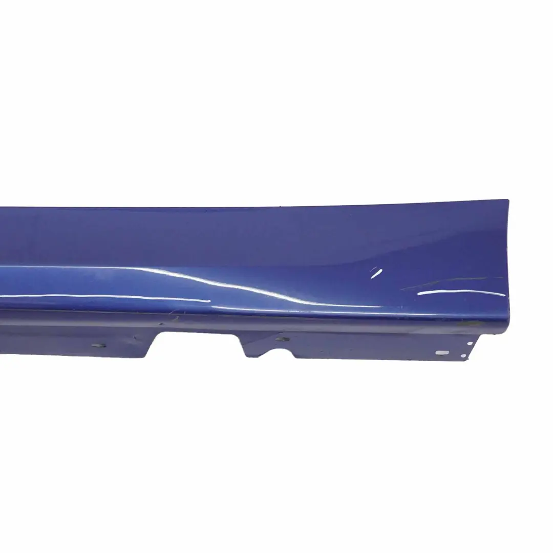 BMW E90 E91 Faldón lateral Izquierdo Montegoblau Blau Azul - A51 - SKU 0032951-MTB1 - Número de pieza 0032951