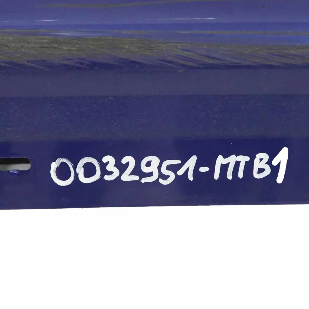 BMW E90 E91 Faldón lateral Izquierdo Montegoblau Blau Azul - A51 - SKU 0032951-MTB1 - Número de pieza 0032951