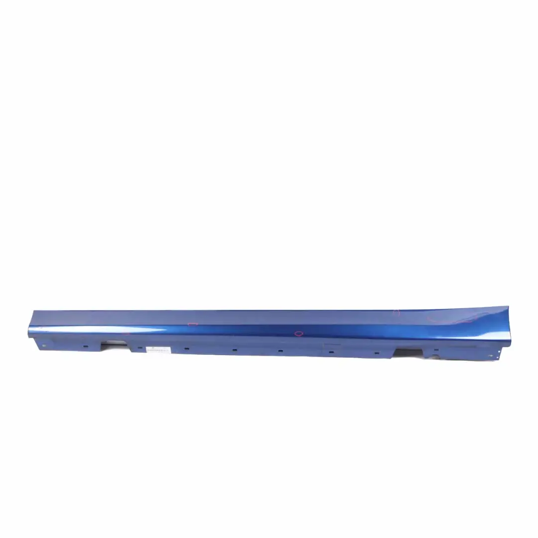Side Skirt Sill Strip Trim Left N/S Montegoblau Blau Blue - A51 to BMW E90 E91 with Part number 0032951 BMW E90 E91 Side Skirt Sill Strip Trim Left N/S Montegoblau Blau Blue - A51 - SKU 0032951-MTB2 - Part number 0032951