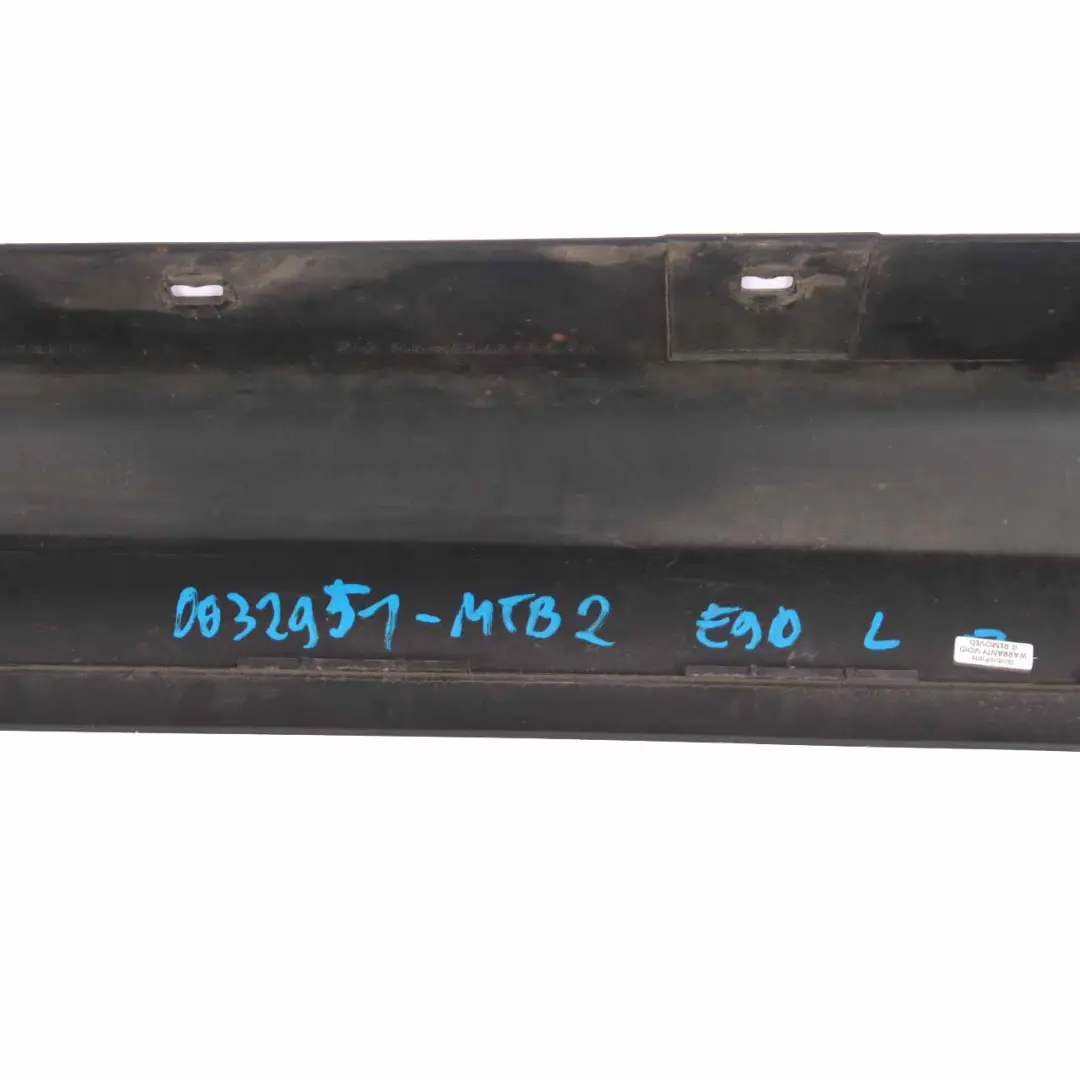 BMW E90 E91 Side Skirt Sill Strip Trim Left N/S Montegoblau Blau Blue - A51 - SKU 0032951-MTB2 - Part number 0032951