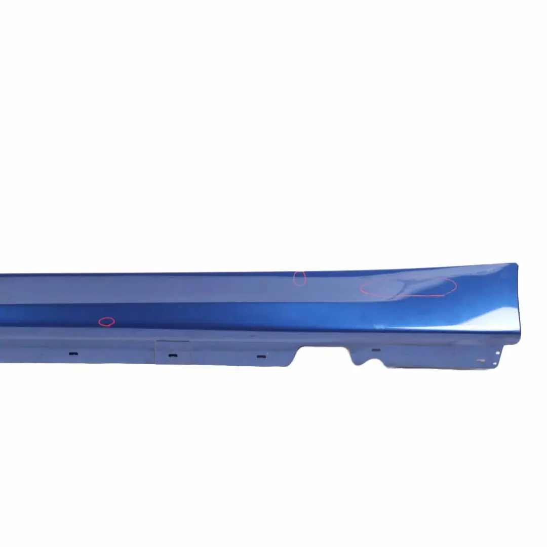 Side Skirt Sill Strip Trim Left N/S Montegoblau Blau Blue - A51 to BMW E90 E91 with Part number 0032951 BMW E90 E91 Side Skirt Sill Strip Trim Left N/S Montegoblau Blau Blue - A51 - SKU 0032951-MTB2 - Part number 0032951