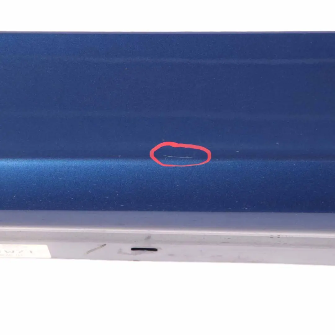 Side Skirt Sill Strip Trim Left N/S Montegoblau Blau Blue - A51 to BMW E90 E91 with Part number 0032951 BMW E90 E91 Side Skirt Sill Strip Trim Left N/S Montegoblau Blau Blue - A51 - SKU 0032951-MTB2 - Part number 0032951