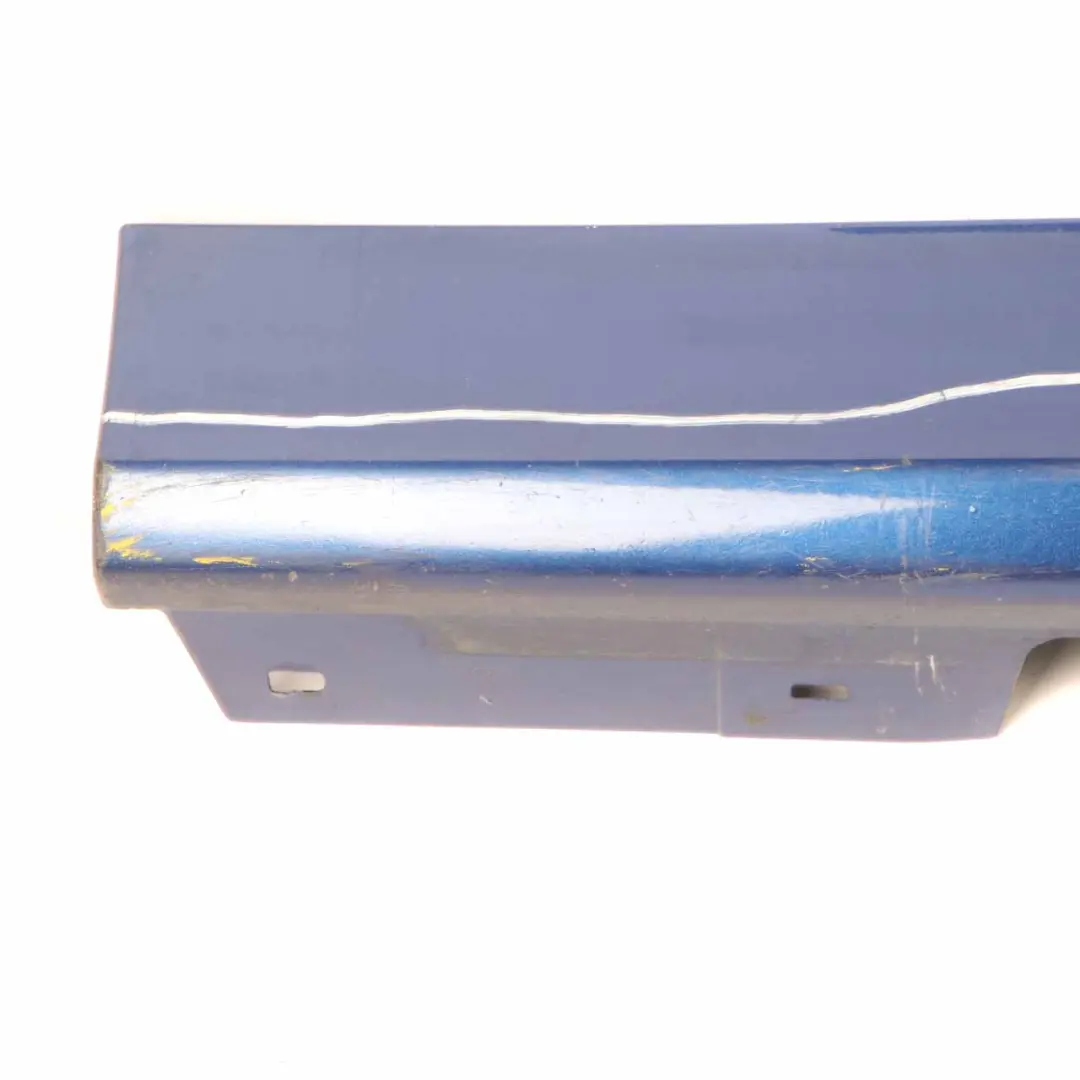 BMW E90 E91 Sill Strip Side Trim Skirt Left N/S Montegoblau Blau Blue - A51 - SKU 0032951-MTB - Part number 0032951