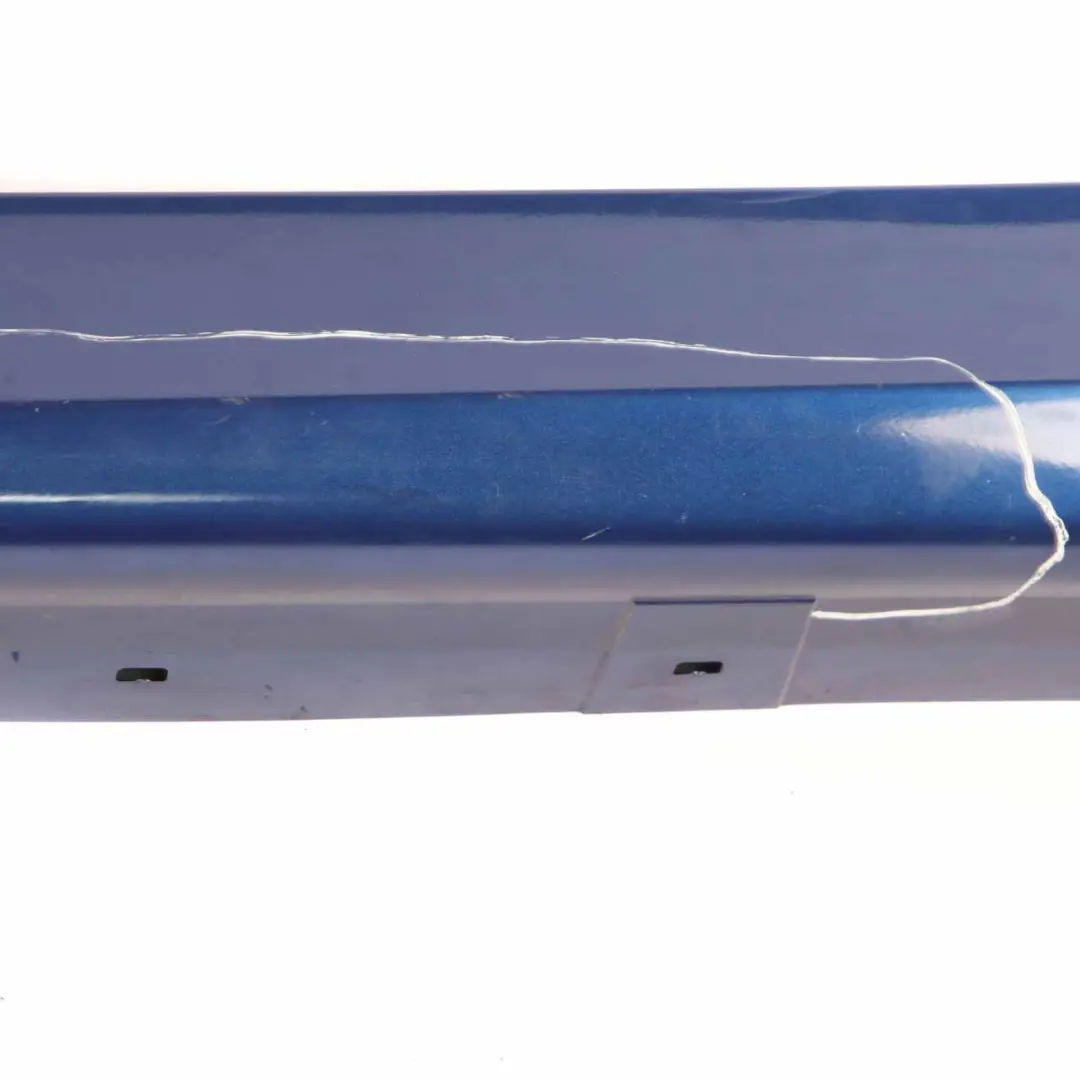BMW E90 E91 Sill Strip Side Trim Skirt Left N/S Montegoblau Blau Blue - A51 - SKU 0032951-MTB - Part number 0032951