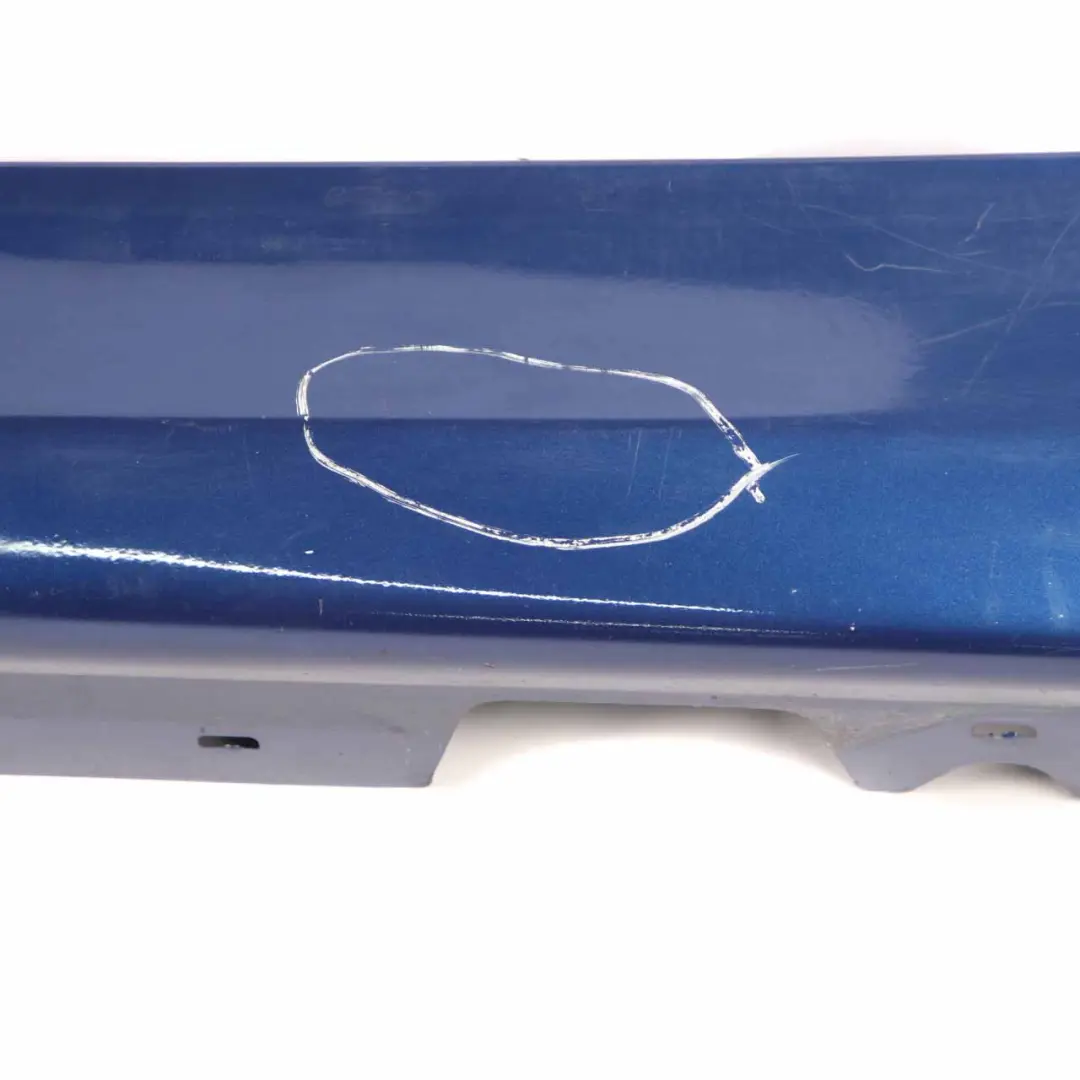 BMW E90 E91 Sill Strip Side Trim Skirt Left N/S Montegoblau Blau Blue - A51 - SKU 0032951-MTB - Part number 0032951